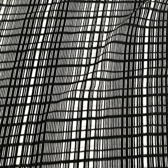 Calvin Klein Sheer Black/White Accessory Scarf - Picture 6 of 9